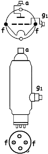 Patice elektronky RD 200B