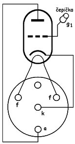 Patice elektronky V312